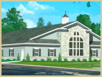Architectural Rendering Church
