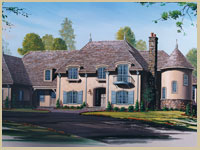 Architectural Rendering Mansion